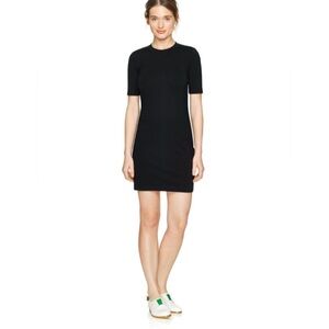 Sunday Best Aritzia Black Miller Body Con Dress Zipper Back Size 0